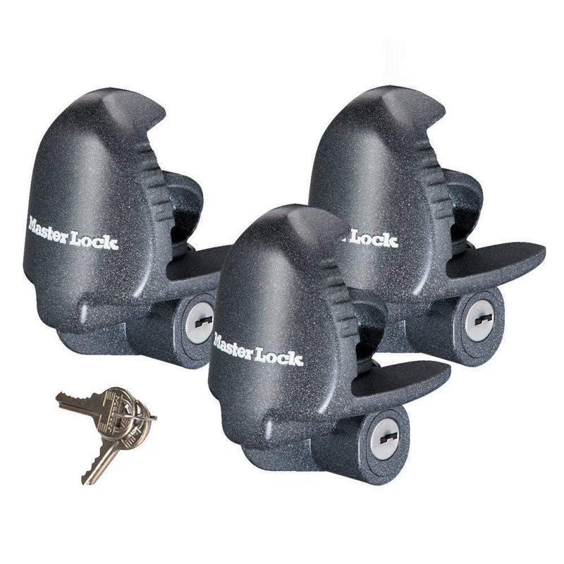Master Lock - (3) Keyed Alike Universal Trailer Coupler Locks w/6 Keys, 379KA-3 - Image 1